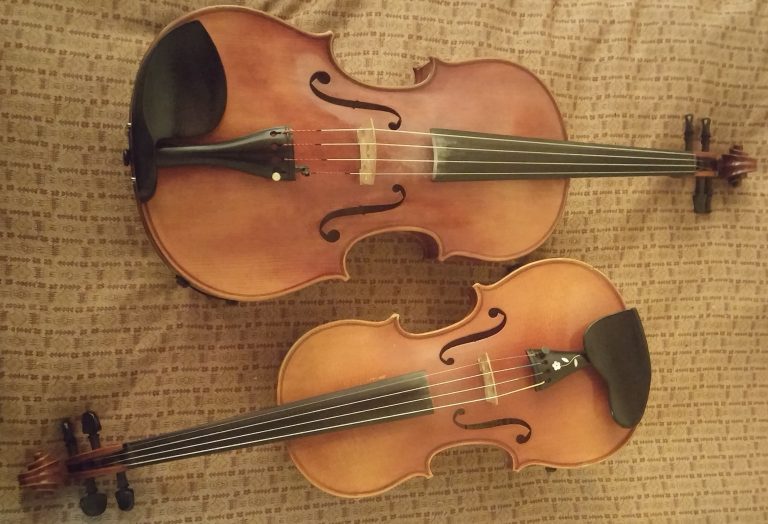 How is the viola different from the violin?