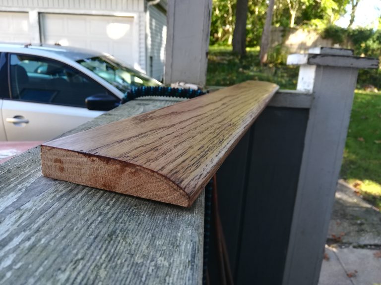 How to make a DIY oak threshold that no one will know you made!